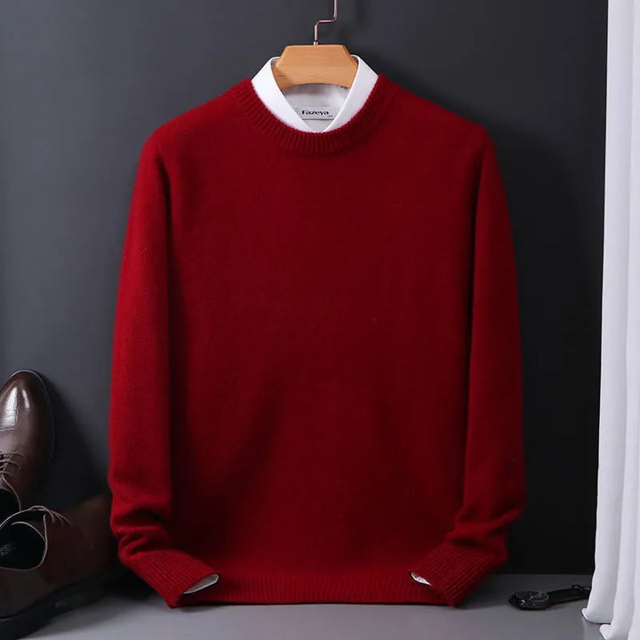 Jasper Pull Homme – En Cachemire Premium, Élégant & Doux pour l’Automne et l’Hiver