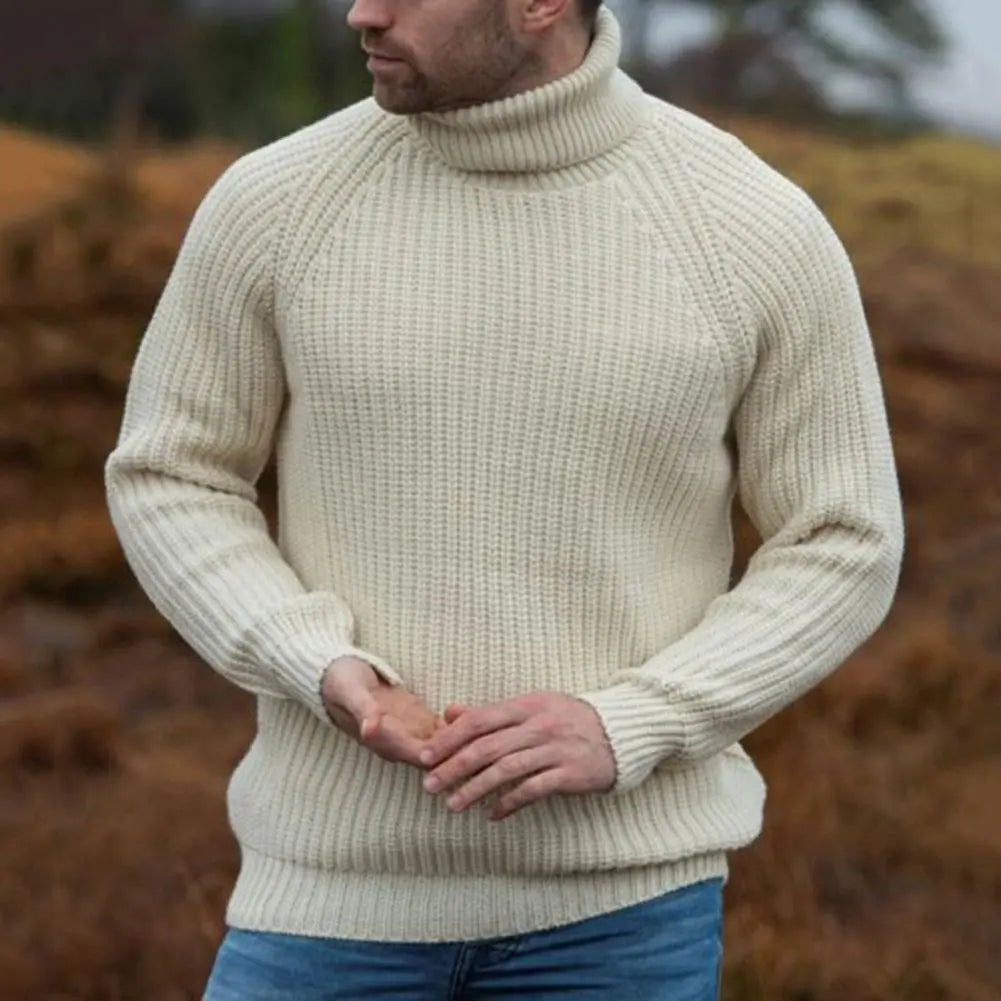 John Pull Col Roulé Homme – Tricot Doux, Coupe Décontractée & Style Polyvalent · Oliver Bradley