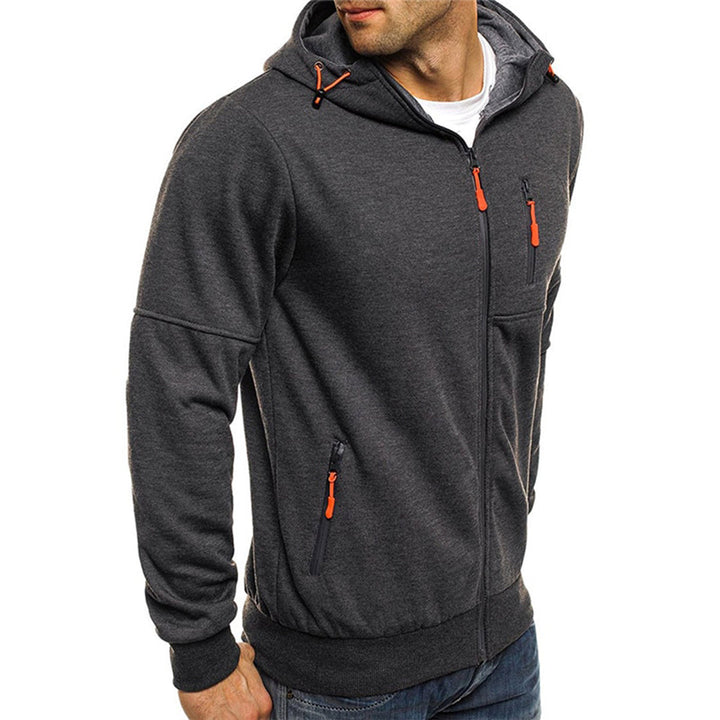 Karl Zip-Front Hoodie · Oliver Bradley