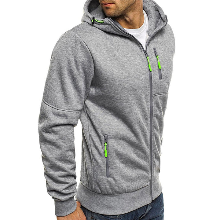 Karl Zip-Front Hoodie · Oliver Bradley