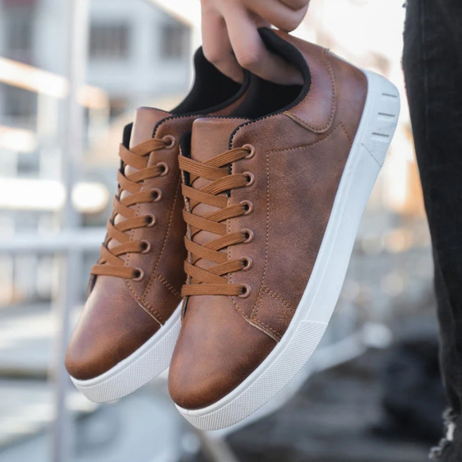 LEATHER SNEAKERS FOR MEN · Oliver Bradley