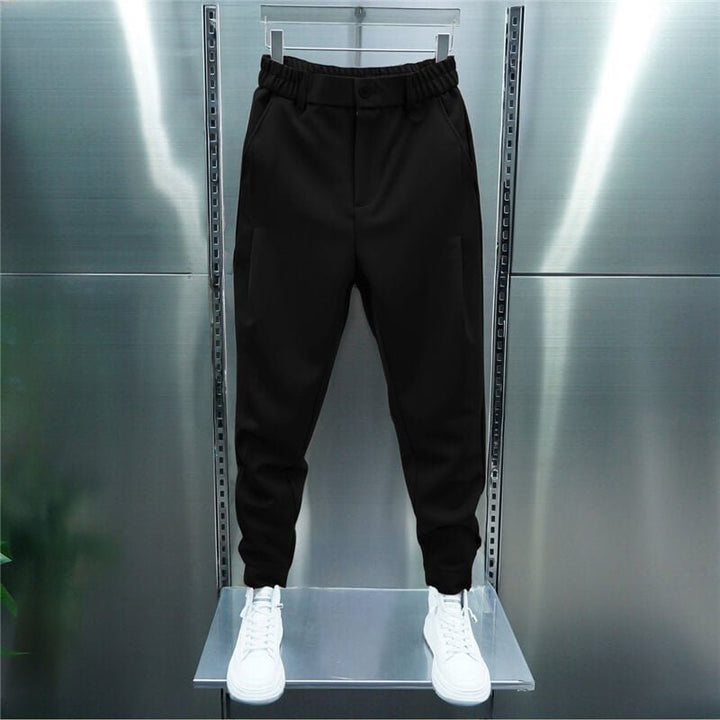 Leo Pantalon Homme Stretch – Pantalon slim moderne avec taille élastique & style smart casual