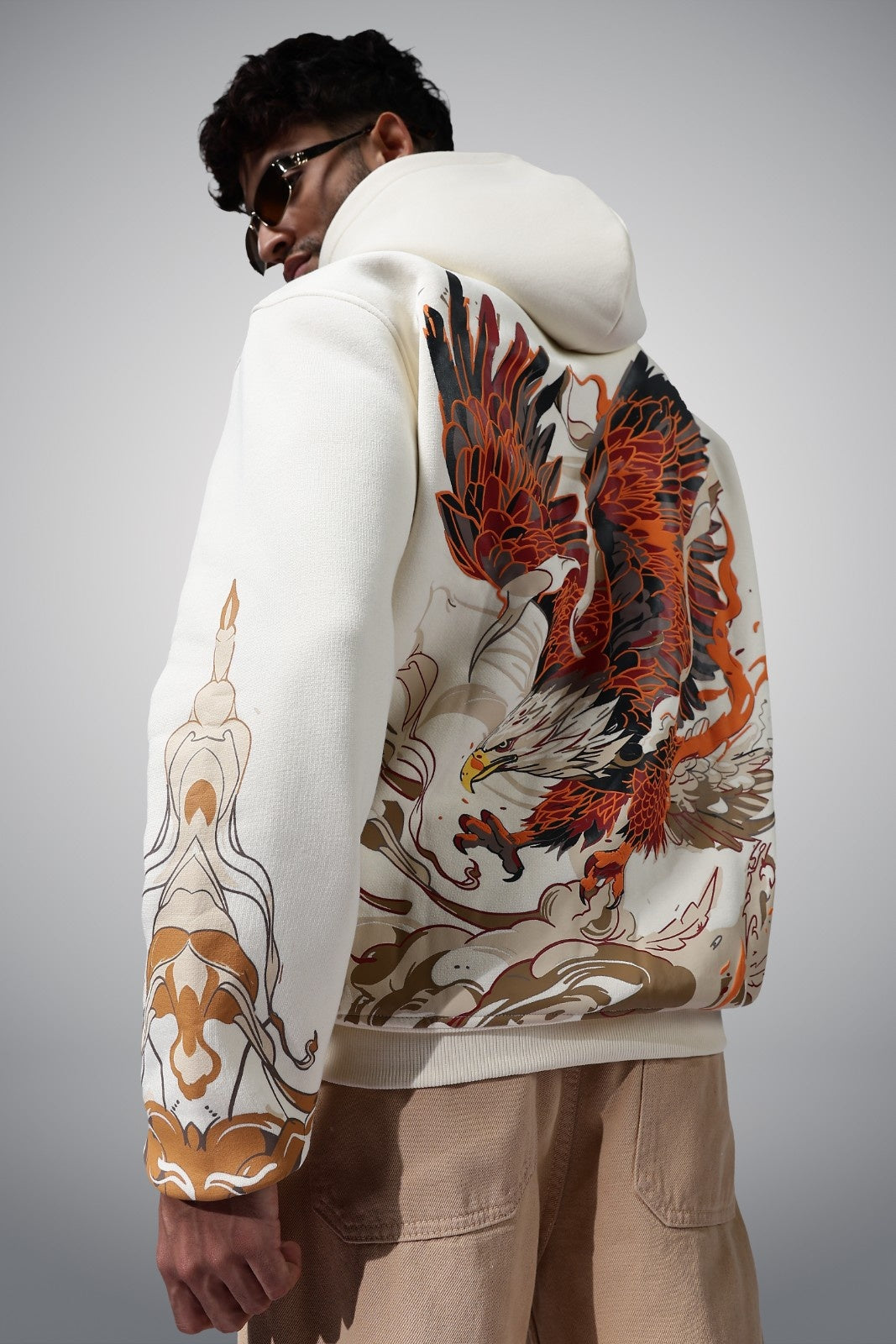 Liberation Beige Oversized Hoodie · Oliver Bradley