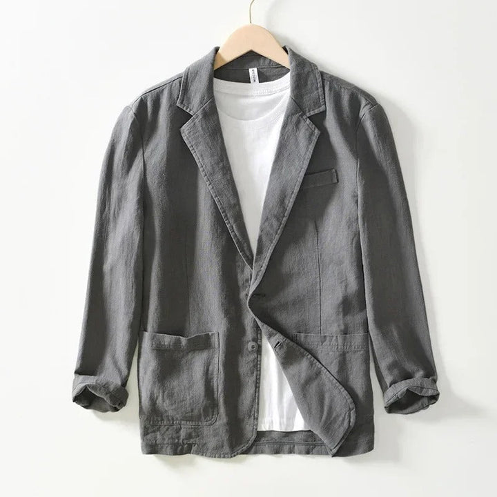 Luminara Linen Blazer · Oliver Bradley