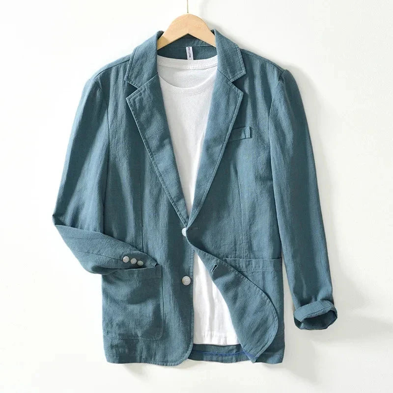 Luminara Linen Blazer · Oliver Bradley