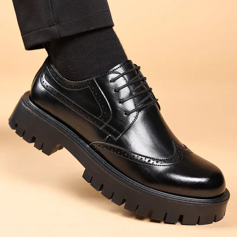 Luxury Oxford Elevator Dress Shoes · Oliver Bradley