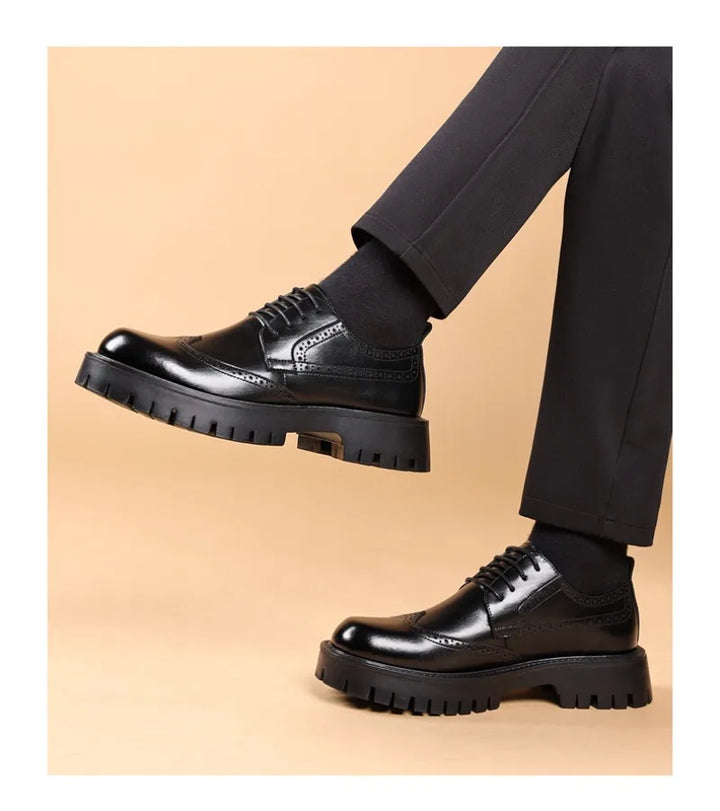 Luxury Oxford Elevator Dress Shoes · Oliver Bradley