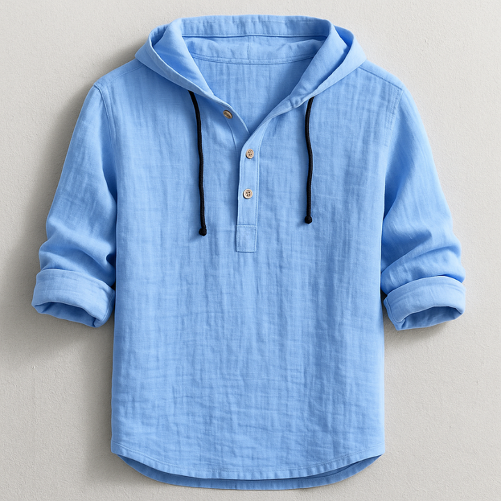 Marc Chemise à Capuche Homme – Coton Léger Doux & Élégant au Style Moderne Décontracté
