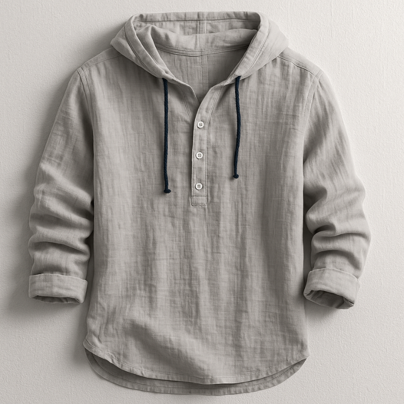Marc Chemise à Capuche Homme – Coton Léger Doux & Élégant au Style Moderne Décontracté