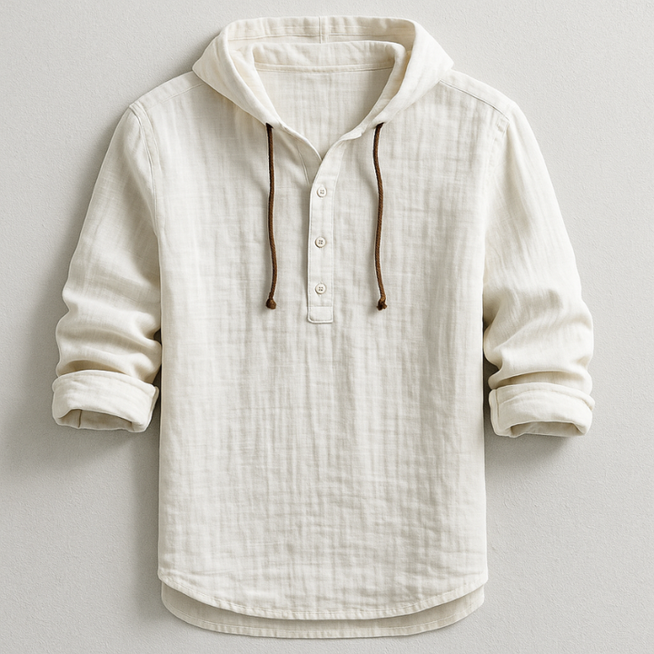 Marc Chemise à Capuche Homme – Coton Léger Doux & Élégant au Style Moderne Décontracté