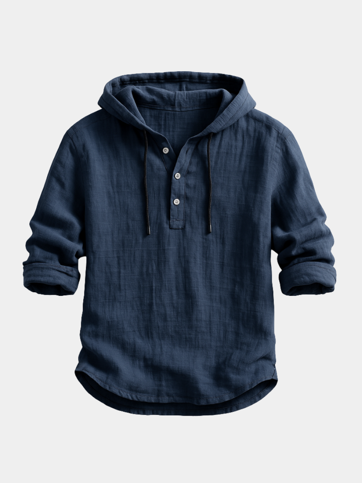 Marc Chemise à Capuche Homme – Coton Léger Doux & Élégant au Style Moderne Décontracté