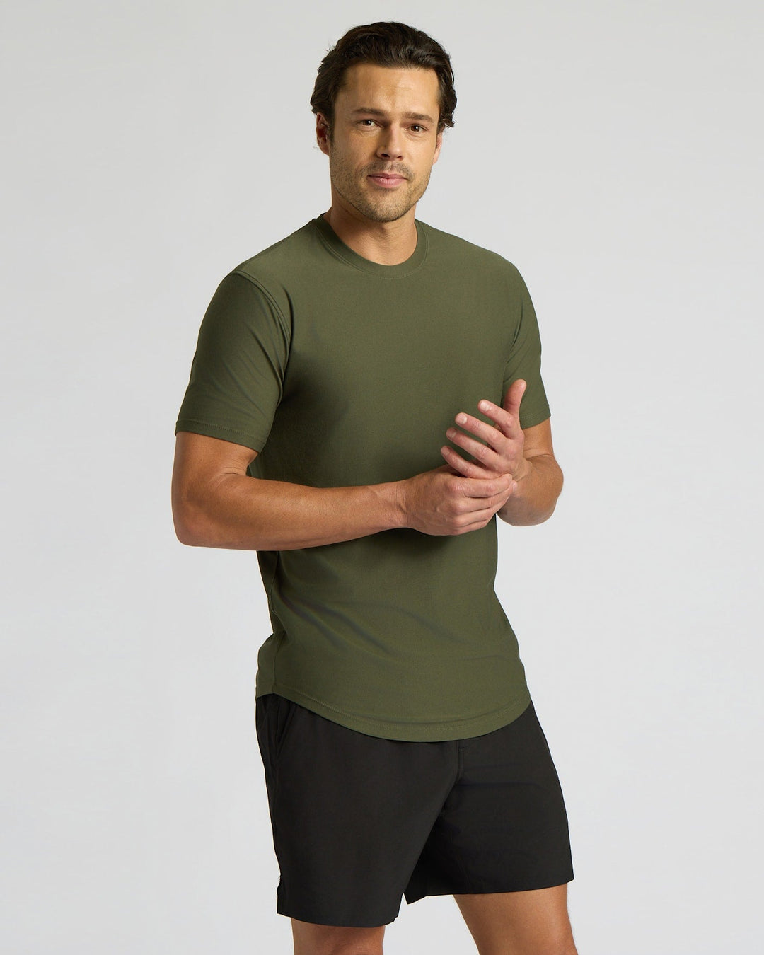 Marcus Crewneck T-Shirt · Oliver Bradley