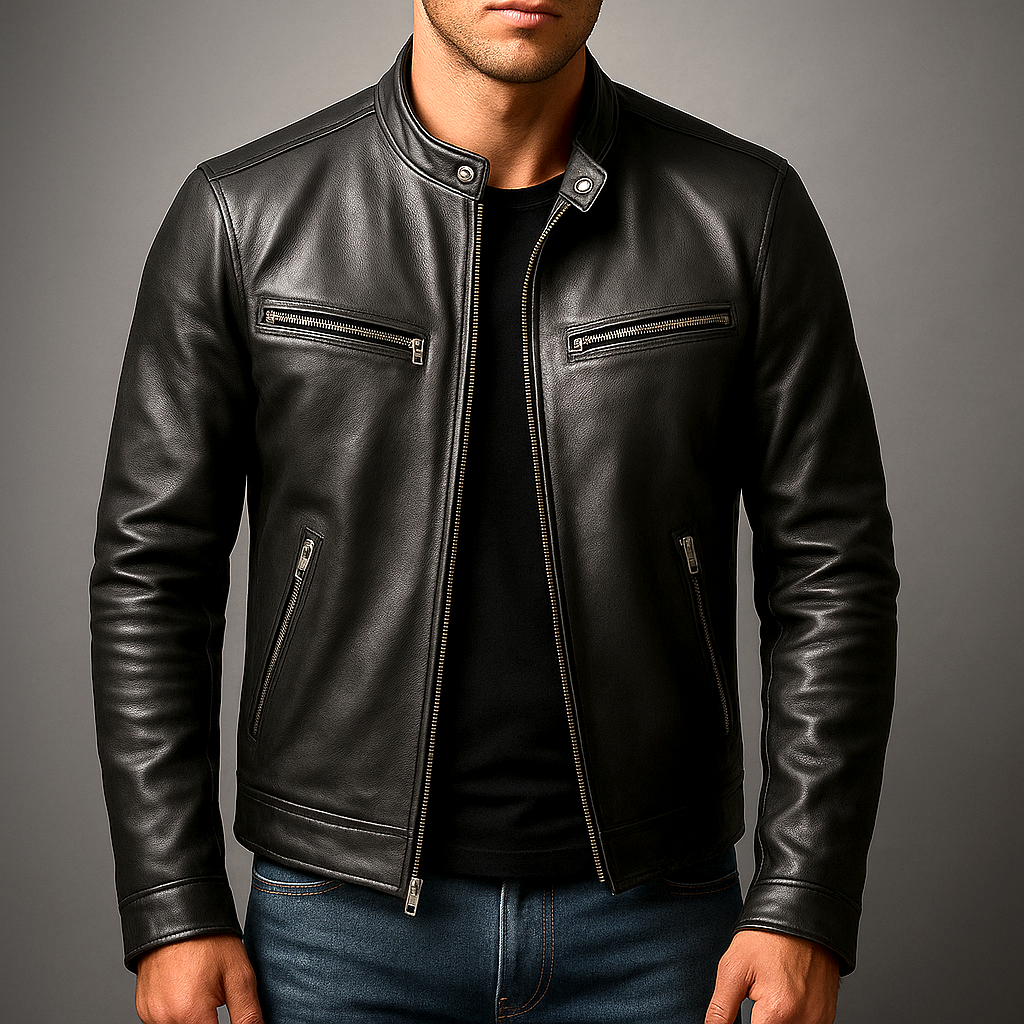 Marcus Zip-Front Jacket · Oliver Bradley