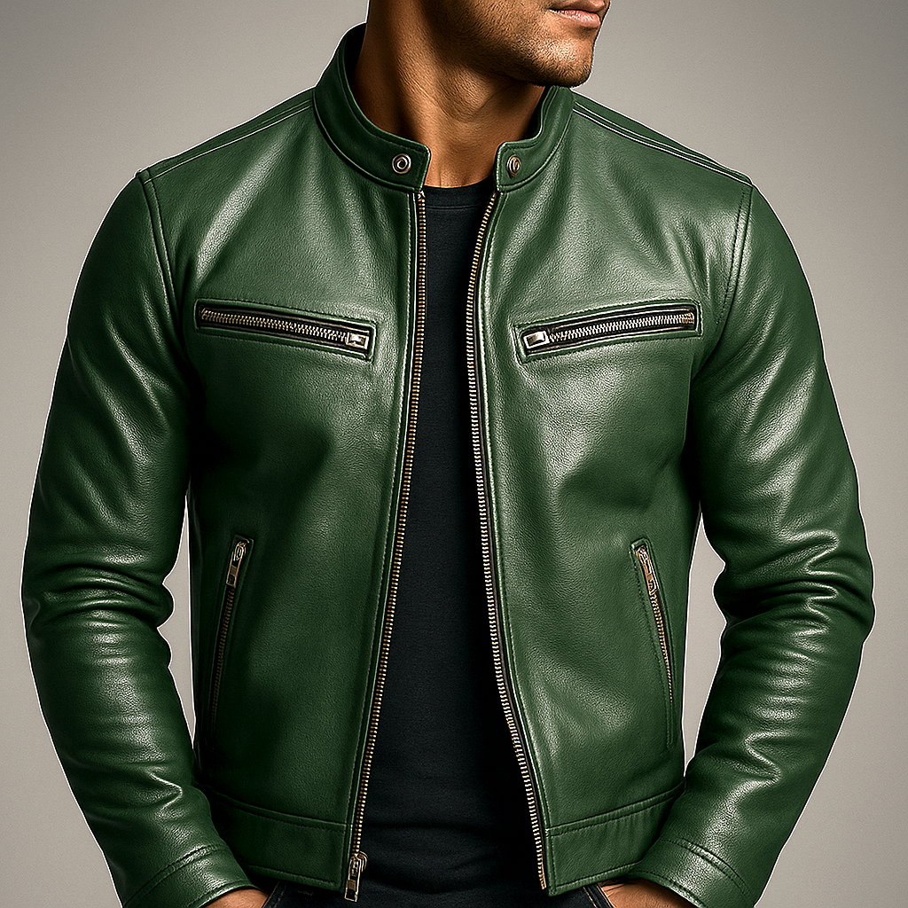 Marcus Zip-Front Jacket · Oliver Bradley
