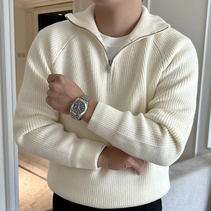 Marino Quarter-Zip Sweater · Oliver Bradley