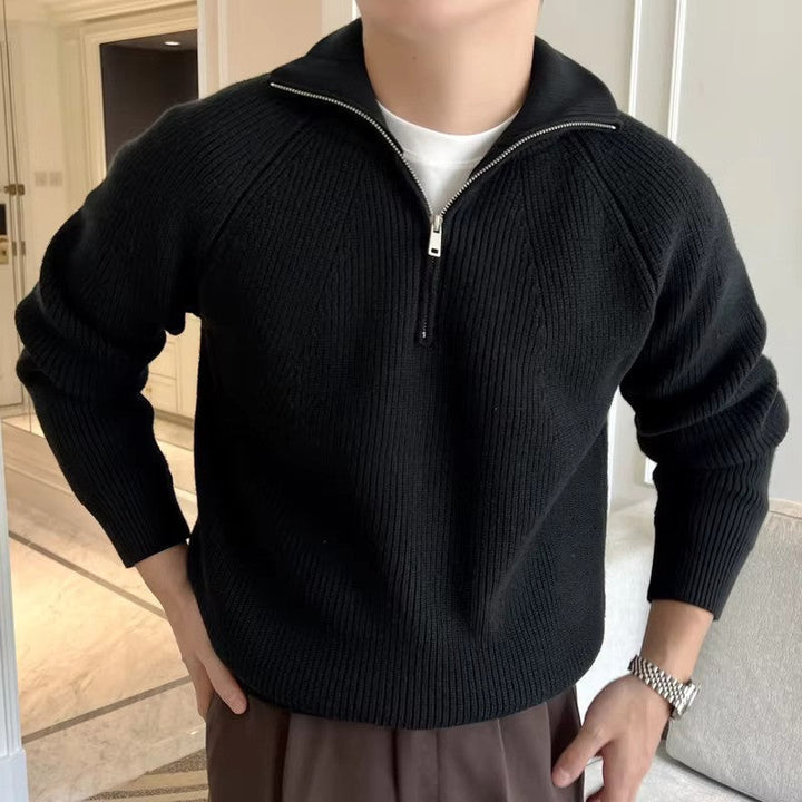 Marino Quarter-Zip Sweater · Oliver Bradley