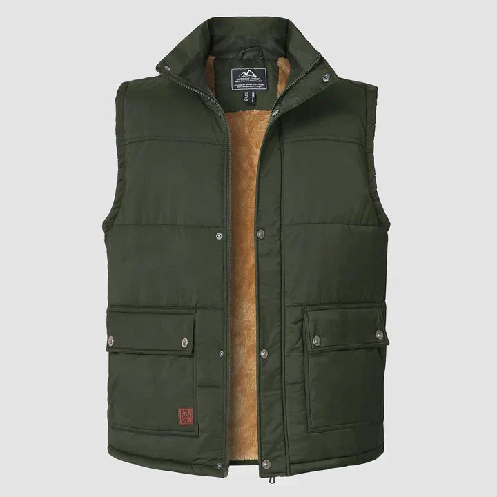 Mark Gilet Homme – Bodywarmer Sans Manches avec Poches Pratiques & Confort Quotidien