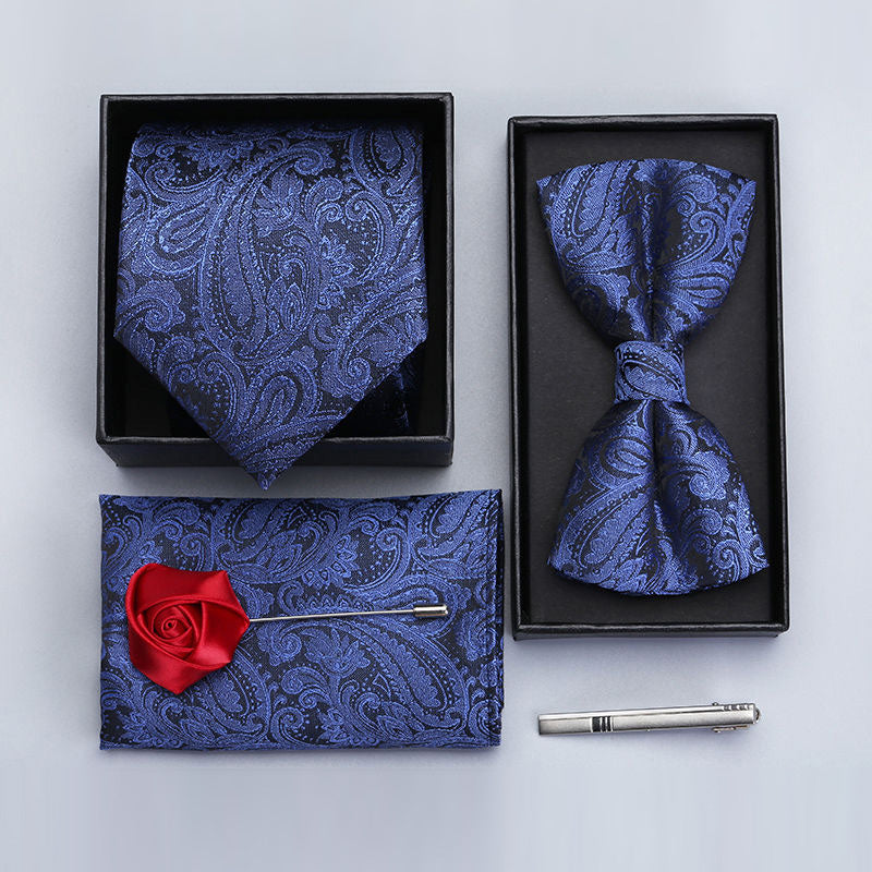 Men's  6-piece Set  High Quality Paisley Accessories 5 color · Oliver Bradley