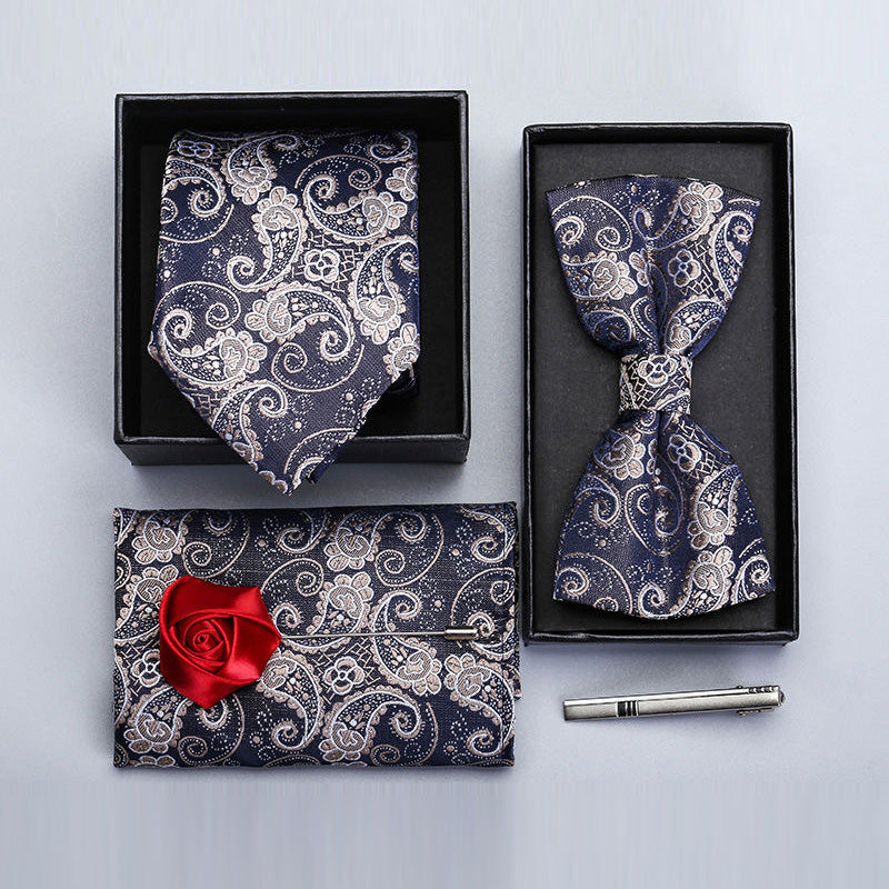 Men's  6-piece Set  High Quality Paisley Accessories 5 color · Oliver Bradley