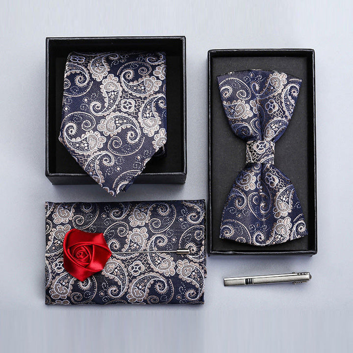 Men's  6-piece Set  High Quality Paisley Accessories 5 color · Oliver Bradley