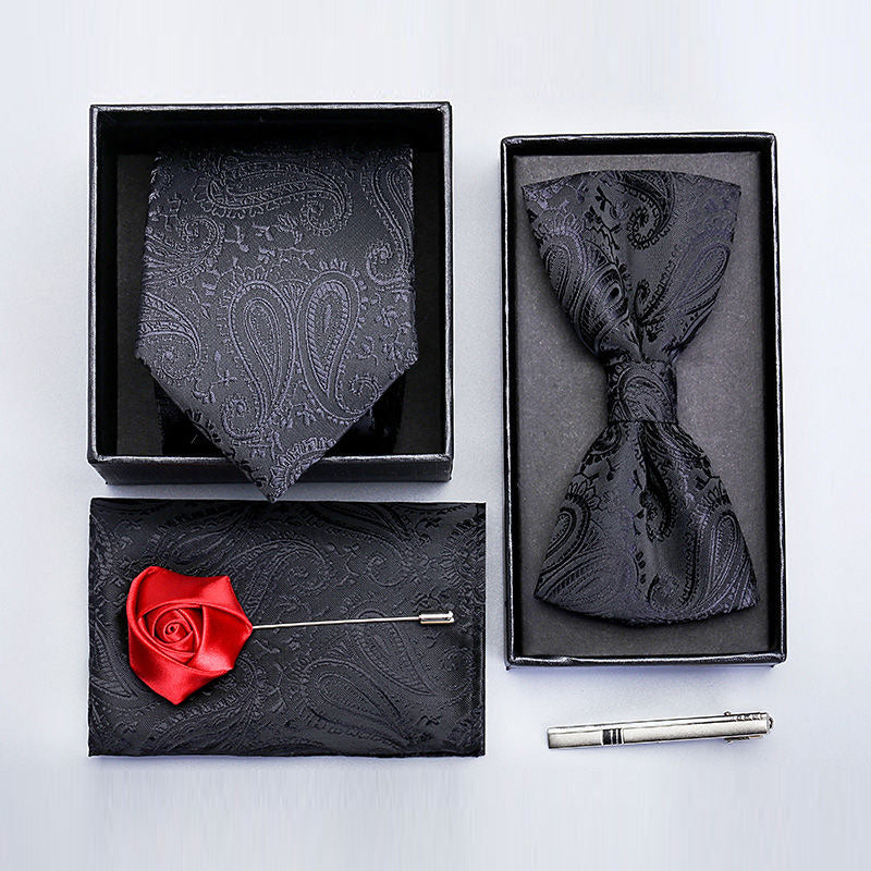Men's  6-piece Set  High Quality Paisley Accessories 5 color · Oliver Bradley
