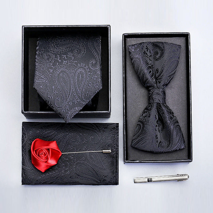 Men's  6-piece Set  High Quality Paisley Accessories 5 color · Oliver Bradley