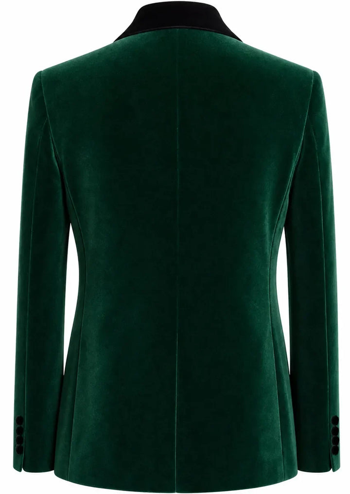 Men's Emerald Green Tuxedo Luxurious Velvet · Oliver Bradley