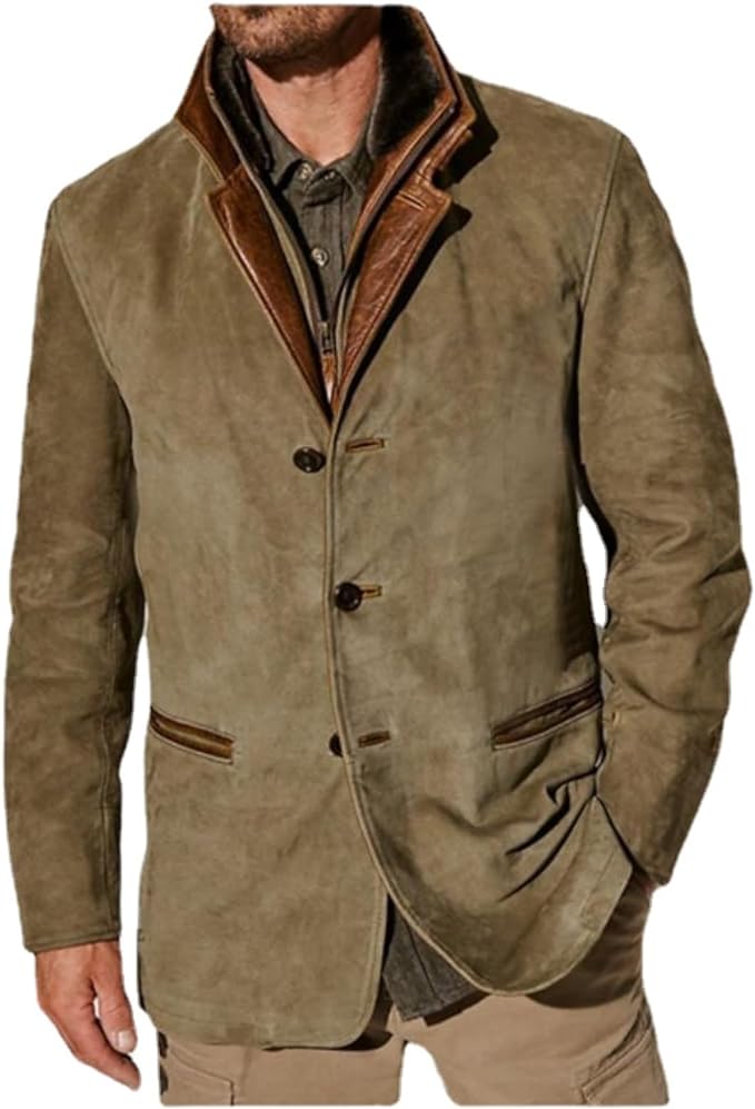 Men’s Palermo Leather Button-Up Jacket · Oliver Bradley