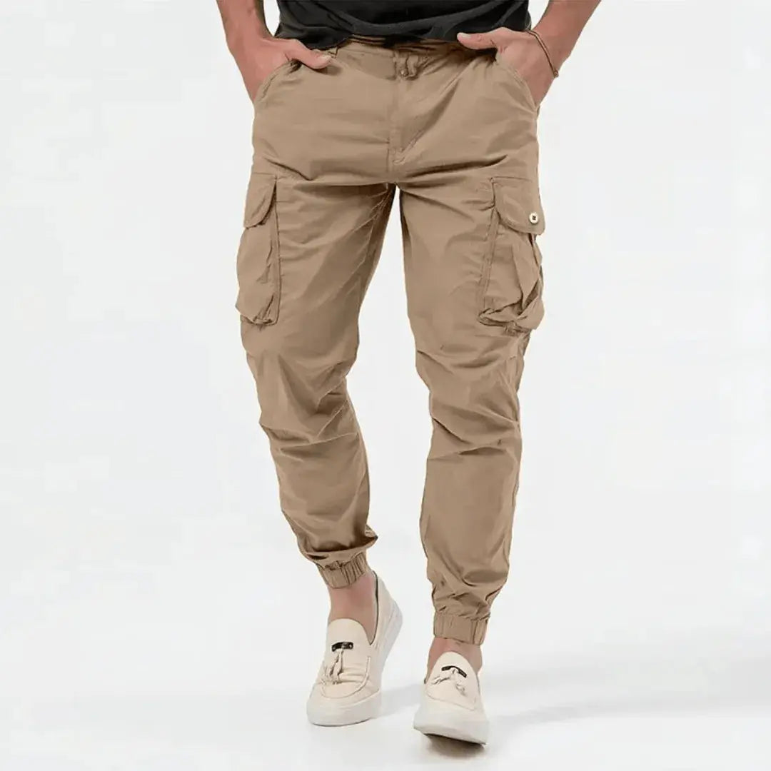 MetroFlex Cotton Cargo Joggers · Oliver Bradley