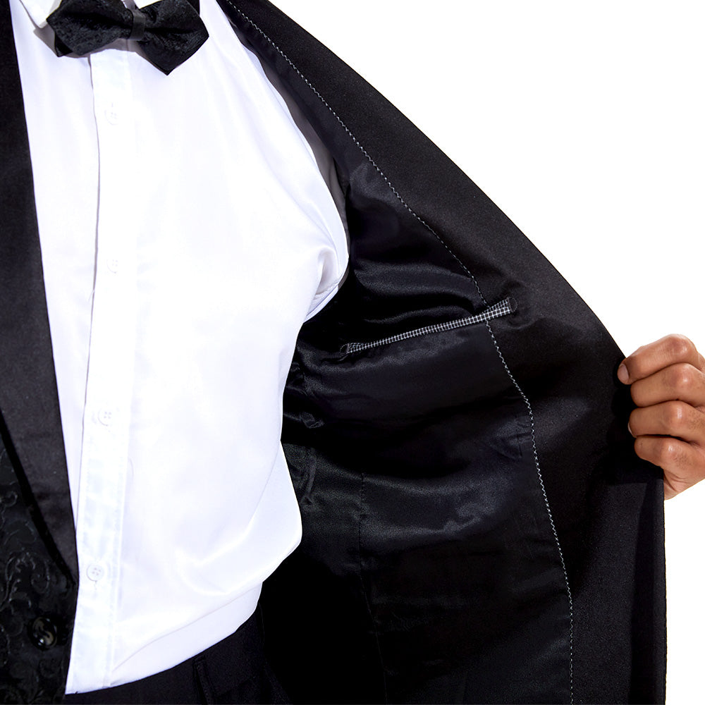 Midnight Paisley Jacquard Tuxedo (2-Piece) · Oliver Bradley