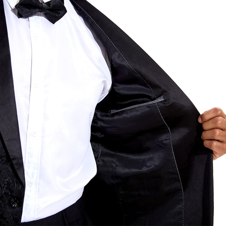 Midnight Paisley Jacquard Tuxedo (2-Piece) · Oliver Bradley