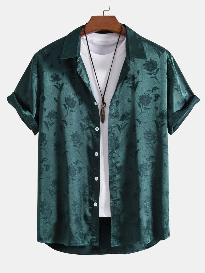 Midnight Rose Bloom Shirt · Oliver Bradley