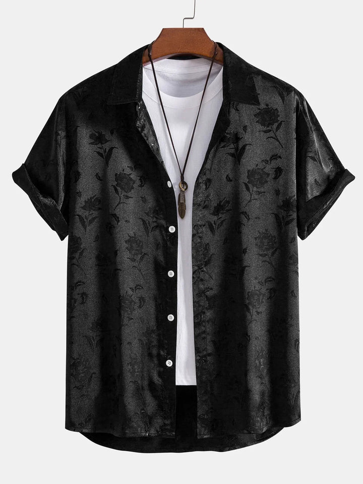 Midnight Rose Bloom Shirt · Oliver Bradley
