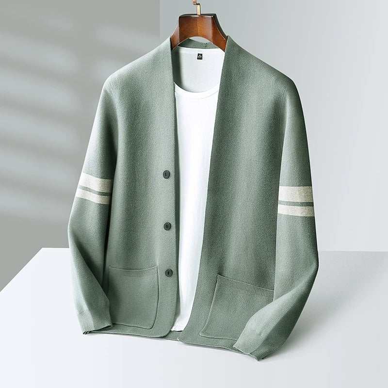 Nathan Button-Front Cardigan · Oliver Bradley