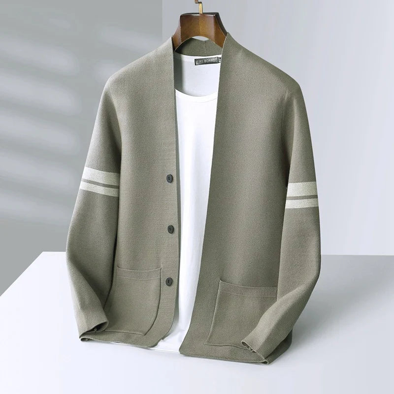 Nathan Button-Front Cardigan · Oliver Bradley