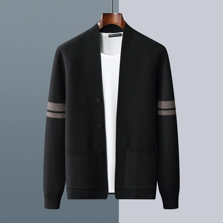 Nathan Button-Front Cardigan · Oliver Bradley