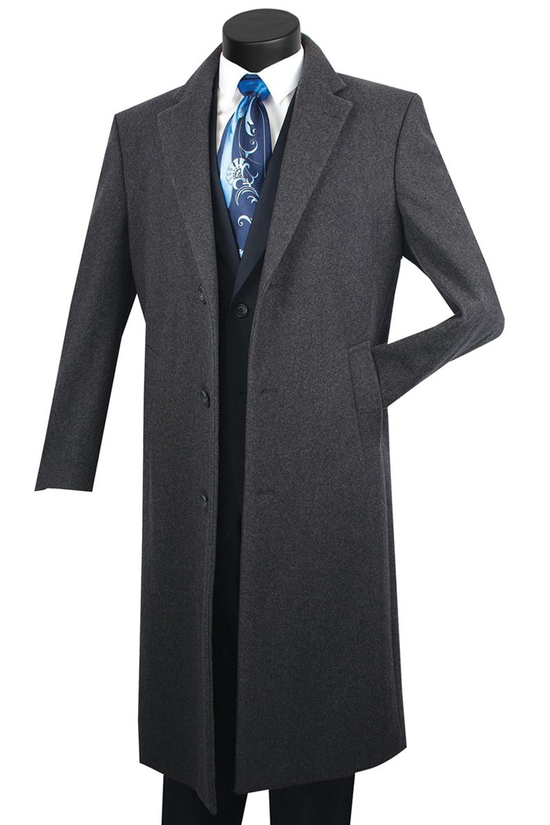 Nathan Button-Front Overcoat · Oliver Bradley
