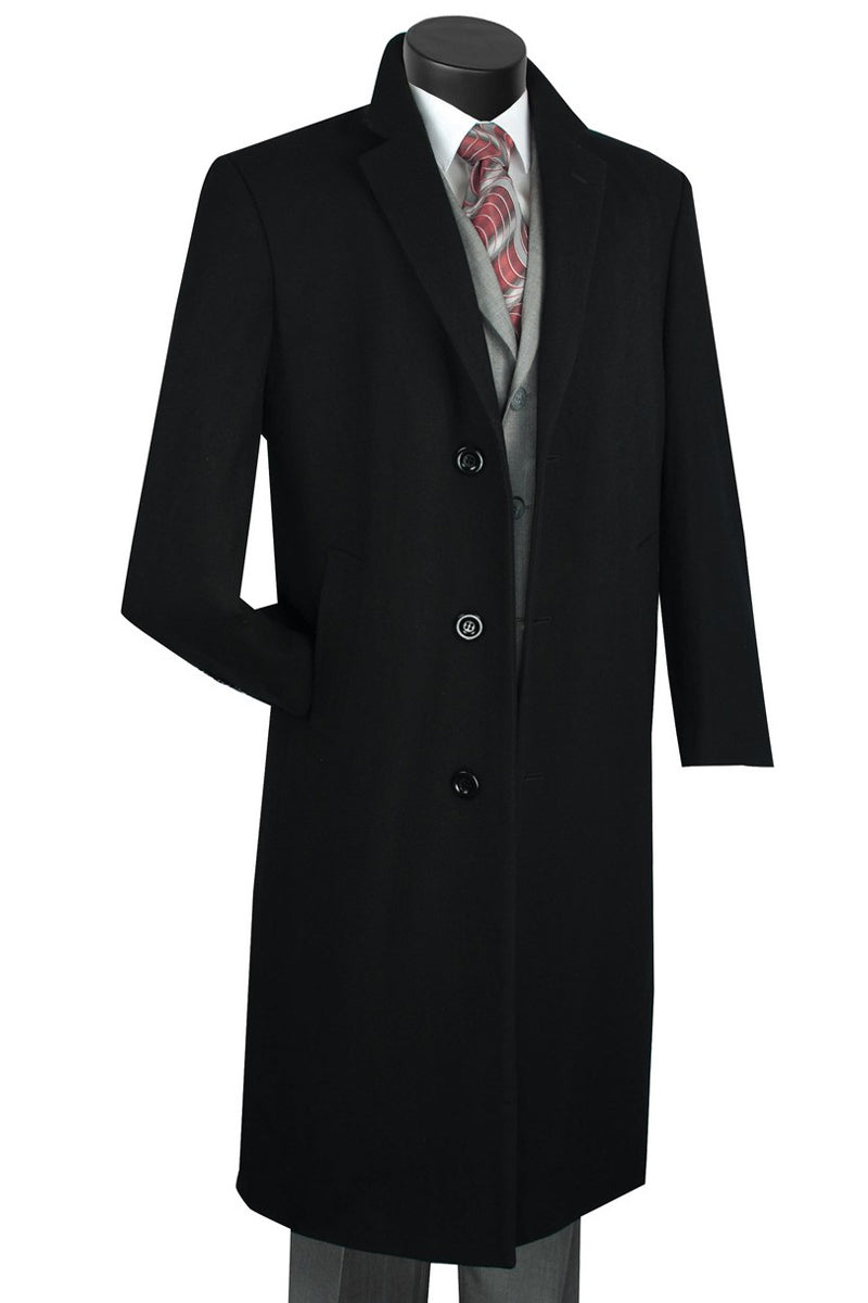 Nathan Button-Front Overcoat · Oliver Bradley