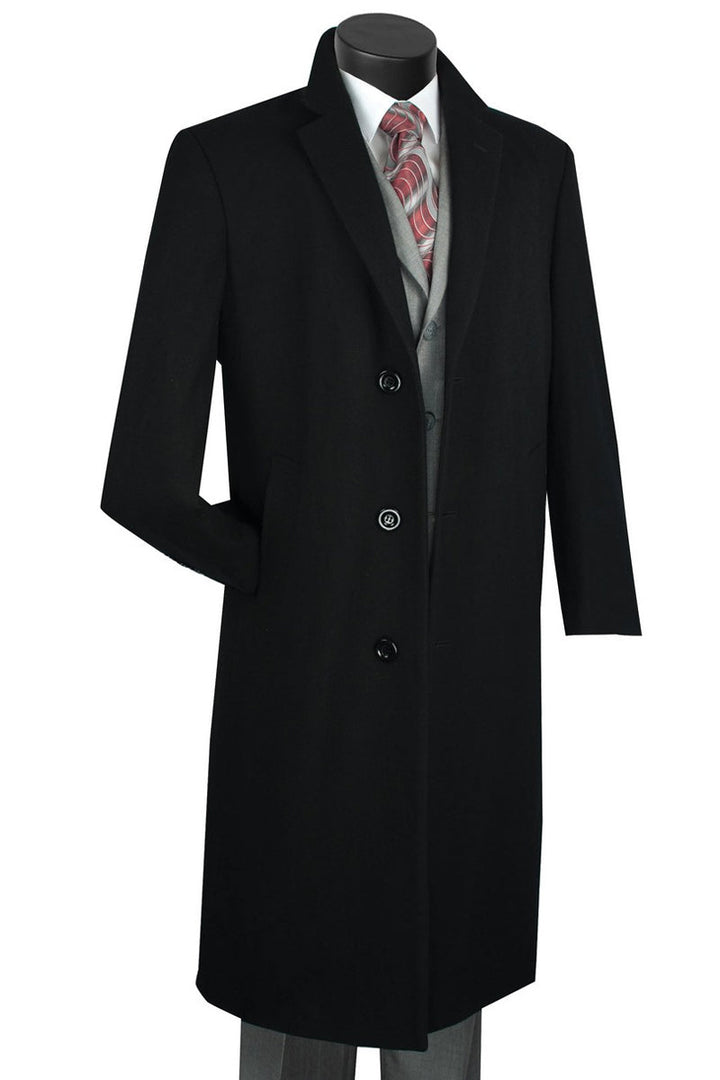 Nathan Button-Front Overcoat · Oliver Bradley
