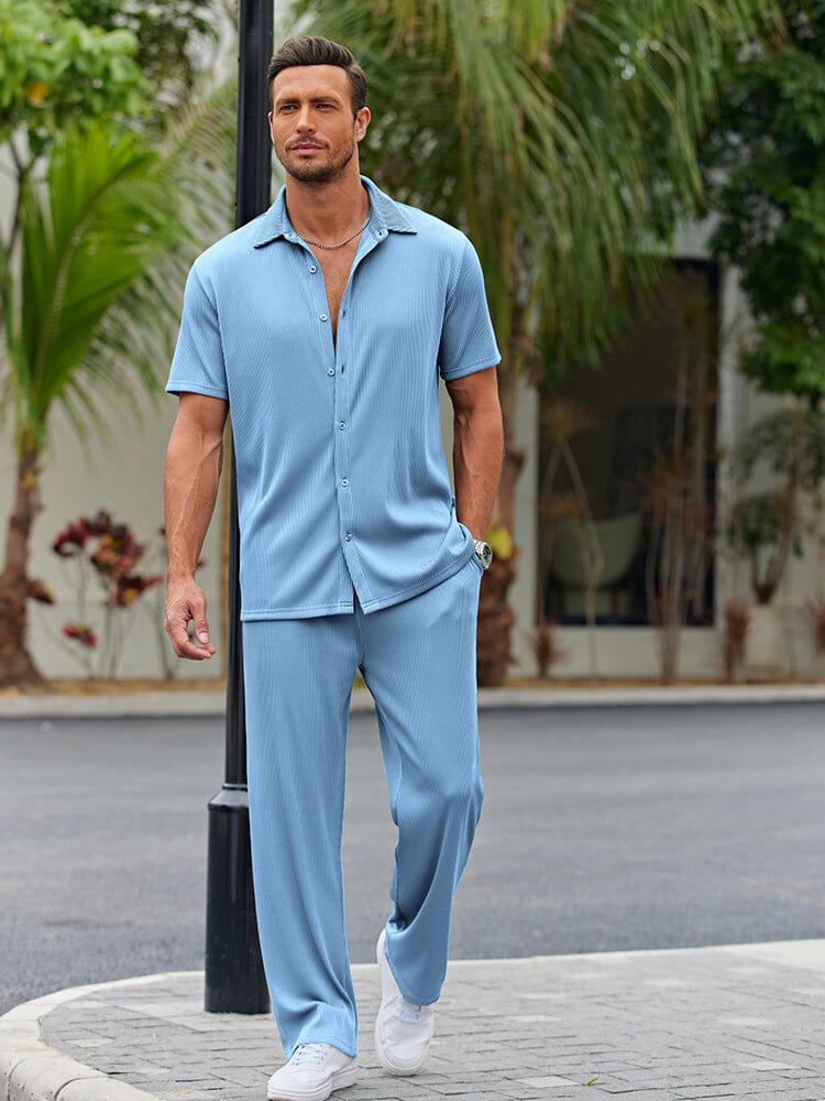 Nathan Button-Front Shirt Set · Oliver Bradley