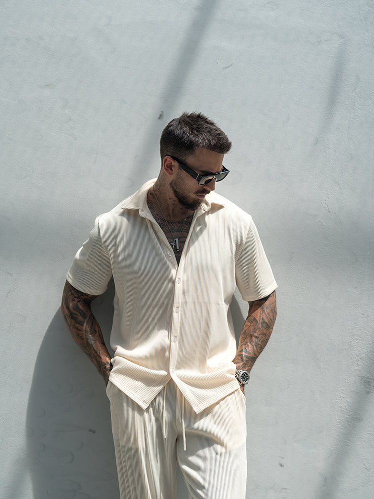 Nathan Button-Front Shirt Set · Oliver Bradley