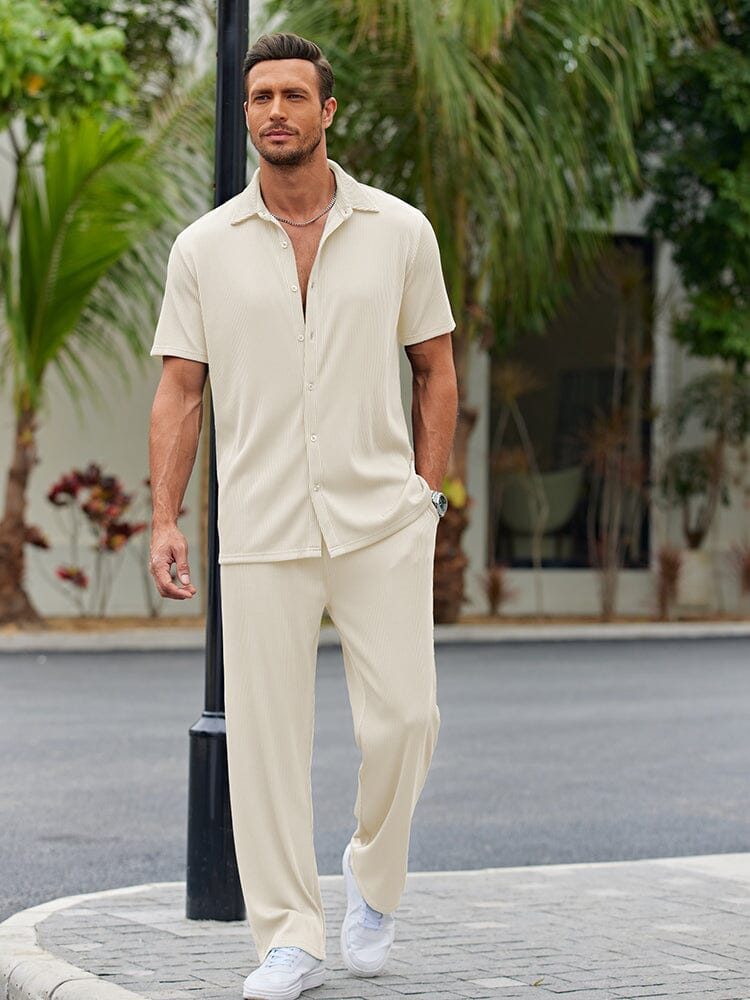 Nathan Button-Front Shirt Set · Oliver Bradley