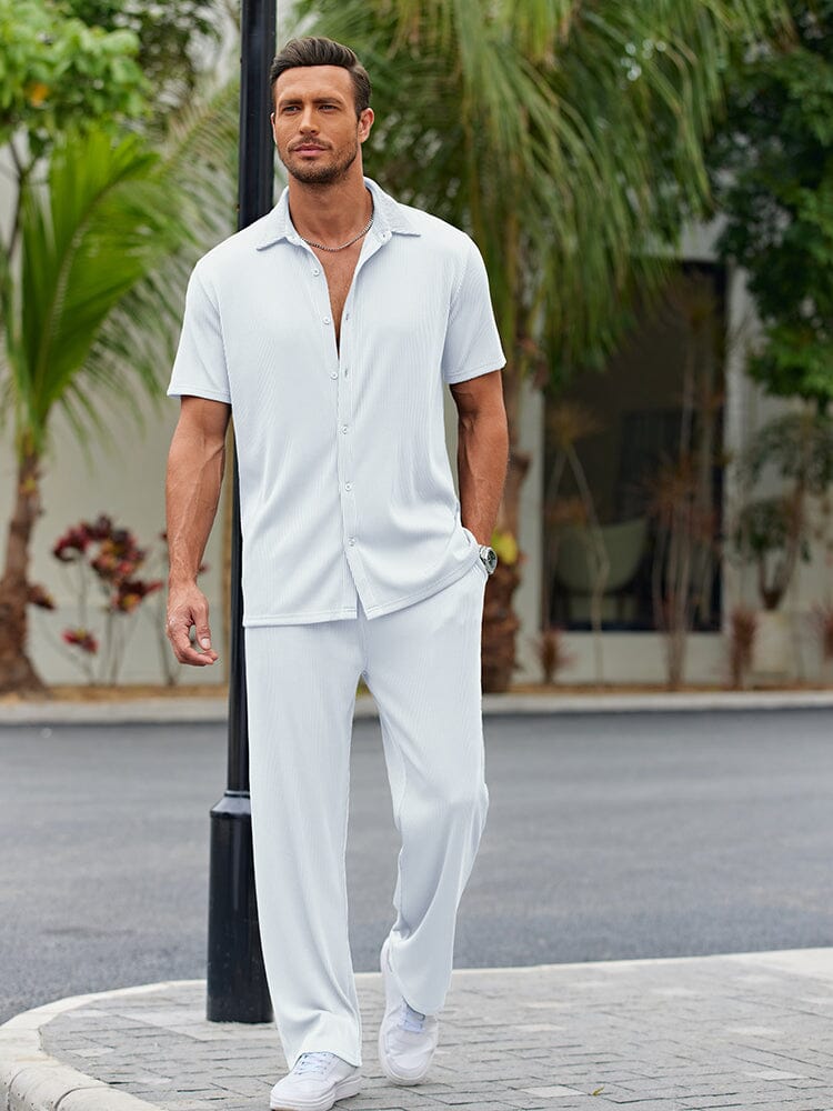 Nathan Button-Front Shirt Set · Oliver Bradley
