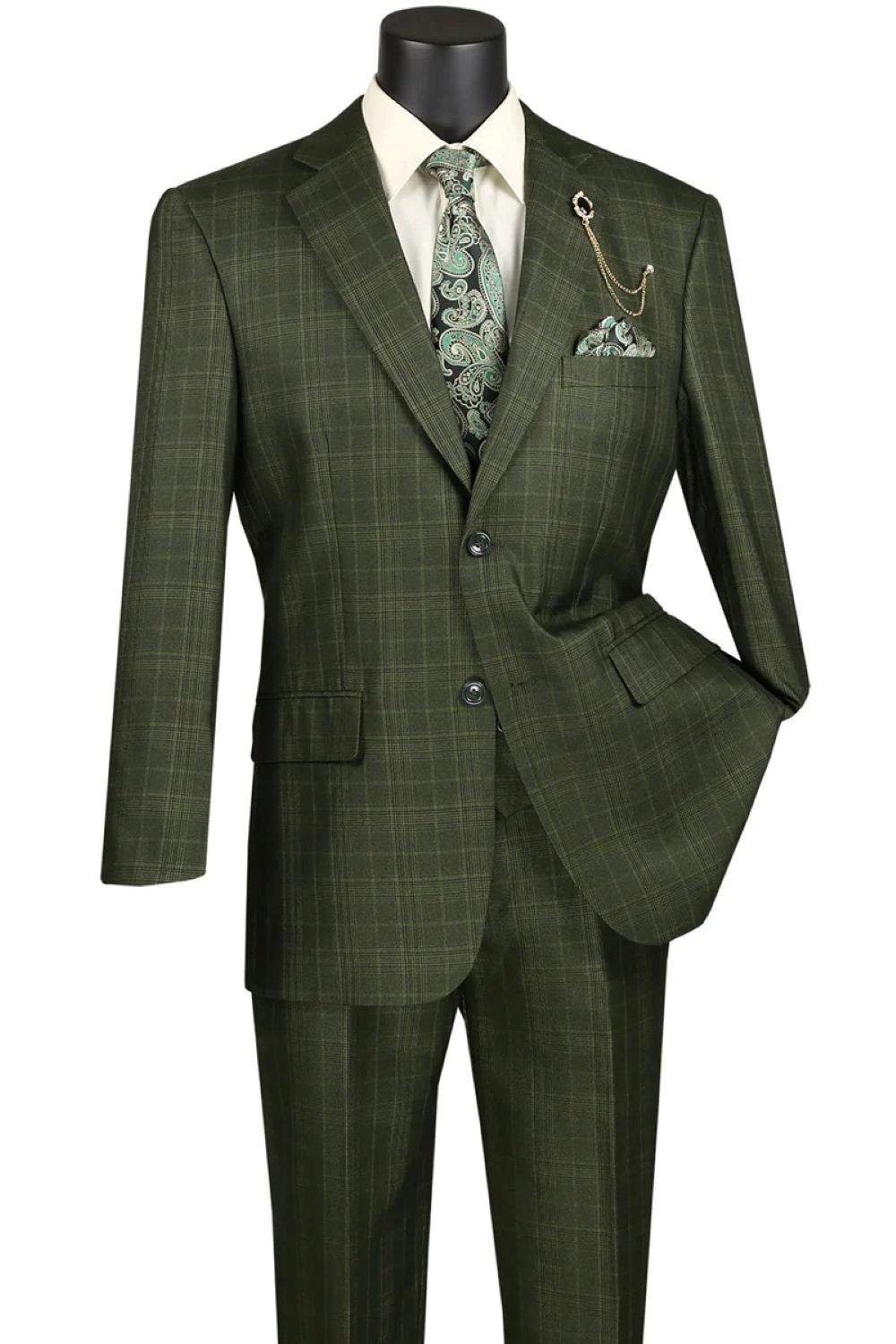 Nathan Button-Front Suit · Oliver Bradley