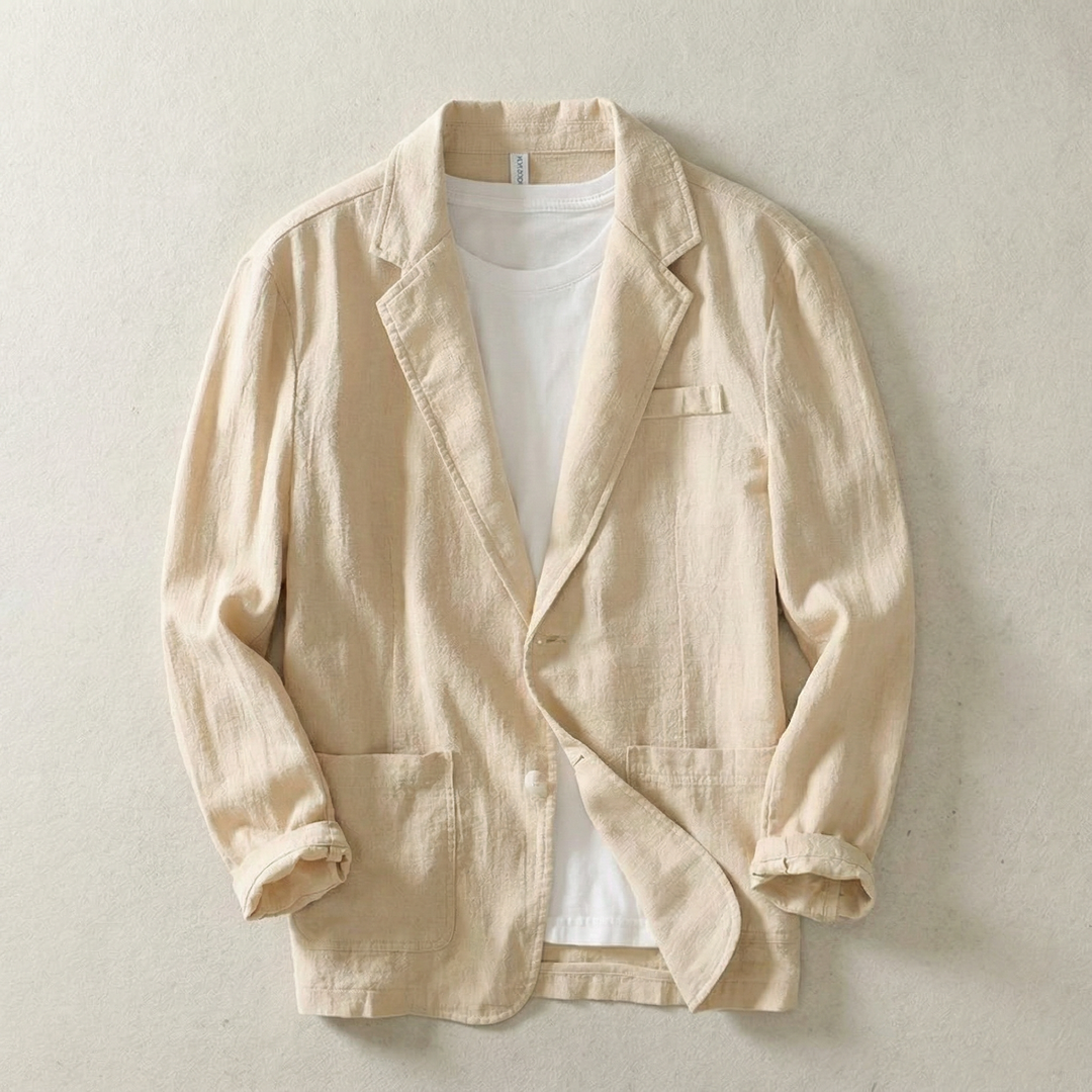 Nathan Notch-Lapel Blazer · Oliver Bradley