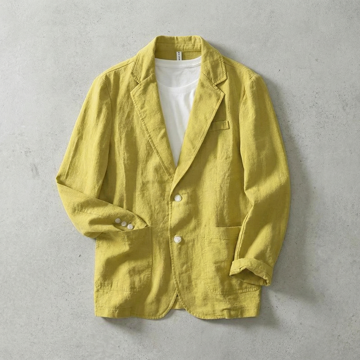 Nathan Notch-Lapel Blazer · Oliver Bradley