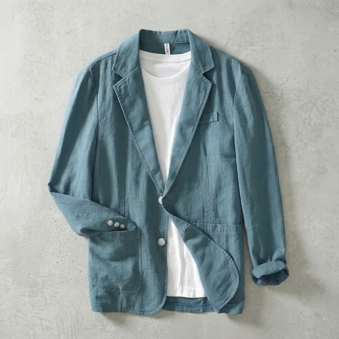Nathan Notch-Lapel Blazer · Oliver Bradley