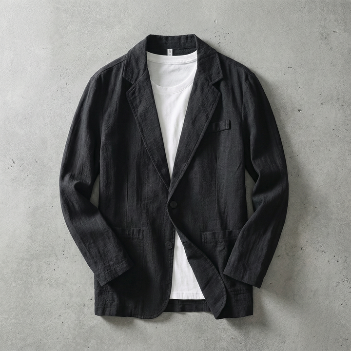 Nathan Notch-Lapel Blazer · Oliver Bradley
