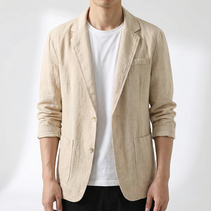 Nathan Notch-Lapel Blazer · Oliver Bradley