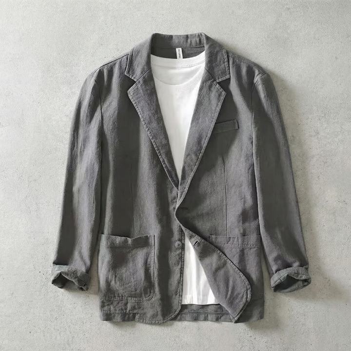 Nathan Notch-Lapel Blazer · Oliver Bradley